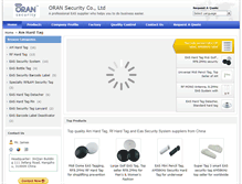 Tablet Screenshot of eas-securitytag.com
